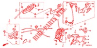 VORDERES TUERSCHLOSS/AEUSSERER GRIFF (LH) für Honda INSIGHT 1.3 IMA COMFORT 5 Türen vollautomatische 2012