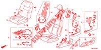 VORDERSITZ/SITZGURTE (G.) für Honda INSIGHT 1.3 IMA COMFORT 5 Türen vollautomatische 2012