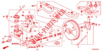 HAUPTBREMSZYLINDER/MASTER POWER (LH) für Honda INSIGHT 1.3 IMA S 5 Türen vollautomatische 2012