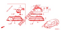 NEBELSCHEINWERFER/BLINKLEUCHTE (2) für Honda INSIGHT 1.3 IMA S 5 Türen vollautomatische 2012