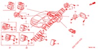 SCHALTER (LH) für Honda INSIGHT 1.3 IMA S 5 Türen vollautomatische 2012