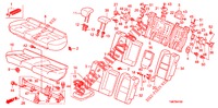 SITZKOMPONENTEN, HINTEN  für Honda INSIGHT 1.3 IMA S 5 Türen vollautomatische 2012