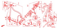 VORDERSITZ/SITZGURTE  für Honda INSIGHT 1.3 IMA S 5 Türen vollautomatische 2012