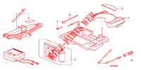 WERKZEUGE/WAGENHEBER  für Honda INSIGHT 1.3 IMA S 5 Türen vollautomatische 2012