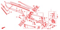 WINDSCHUTZSCHEIBENWISCHER (LH) für Honda INSIGHT 1.3 IMA S 5 Türen vollautomatische 2012