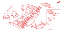 BODENMATTE/ISOLATOR  für Honda INSIGHT 1.3 IMA COMFORT 5 Türen vollautomatische 2013