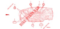 GUMMITUELLE (INFERIEUR) für Honda INSIGHT 1.3 IMA COMFORT 5 Türen vollautomatische 2013