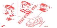 INNENLEUCHTE  für Honda INSIGHT 1.3 IMA COMFORT 5 Türen vollautomatische 2013