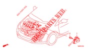 MOTORKABELBAUM, STREBE(1.7L)(RH)  für Honda INSIGHT 1.3 IMA COMFORT 5 Türen vollautomatische 2013