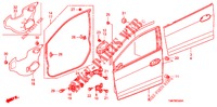 VORDERE TUERTAFEL  für Honda INSIGHT 1.3 IMA COMFORT 5 Türen vollautomatische 2013