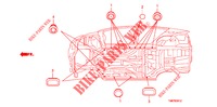 GUMMITUELLE (INFERIEUR) für Honda INSIGHT EXECUTIVE 5 Türen vollautomatische 2013