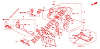 INSTRUMENT, ZIERSTUECK (COTE DE CONDUCTEUR) (LH) für Honda INSIGHT EXECUTIVE 5 Türen vollautomatische 2013