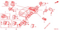 SCHALTER (LH) für Honda INSIGHT EXECUTIVE 5 Türen vollautomatische 2013