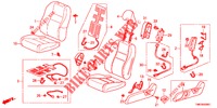 VORDERSITZ/SITZGURTE (G.) für Honda INSIGHT EXECUTIVE 5 Türen vollautomatische 2013