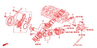 WASSERPUMPE/THERMOSTAT  für Honda INSIGHT EXECUTIVE 5 Türen vollautomatische 2013