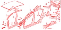 AUSSENBLECHE/TAFEL, HINTEN  für Honda INSIGHT 1.3 IMA S 5 Türen vollautomatische 2013