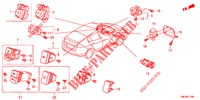 SCHALTER (LH) für Honda INSIGHT 1.3 IMA S 5 Türen vollautomatische 2013