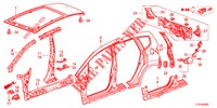 AUSSENBLECHE/TAFEL, HINTEN  für Honda JAZZ 1.2 ELEGANCE LS 5 Türen 5 gang-Schaltgetriebe 2012