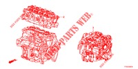 DICHTUNG SATZ/MOTOREINHEIT/GETRIEBE KOMPL.  für Honda JAZZ 1.2 ELEGANCE LS 5 Türen 5 gang-Schaltgetriebe 2012