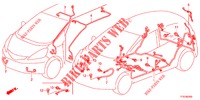 KABELBAUM (1) (LH) für Honda JAZZ 1.2 ELEGANCE LS 5 Türen 5 gang-Schaltgetriebe 2012