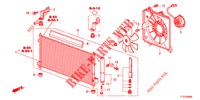 KLIMAANLAGE (CONDENSATEUR) für Honda JAZZ 1.2 ELEGANCE LS 5 Türen 5 gang-Schaltgetriebe 2012