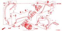 KLIMAANLAGE (FLEXIBLES/TUYAUX) (LH) für Honda JAZZ 1.2 ELEGANCE LS 5 Türen 5 gang-Schaltgetriebe 2012