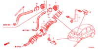 KLIMAANLAGE (SENSEUR/CLIMATISEUR D'AIR AUTOMATIQUE) für Honda JAZZ 1.2 ELEGANCE LS 5 Türen 5 gang-Schaltgetriebe 2012