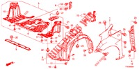 KOTFLUEGEL, VORNE  für Honda JAZZ 1.2 ELEGANCE LS 5 Türen 5 gang-Schaltgetriebe 2012