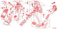 PEDAL (LH) für Honda JAZZ 1.2 ELEGANCE LS 5 Türen 5 gang-Schaltgetriebe 2012