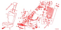 RUECKSITZ/SITZGURT, (D.) für Honda JAZZ 1.2 ELEGANCE LS 5 Türen 5 gang-Schaltgetriebe 2012
