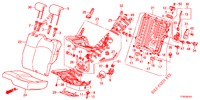 RUECKSITZ/SITZGURT, (G.) für Honda JAZZ 1.2 ELEGANCE LS 5 Türen 5 gang-Schaltgetriebe 2012