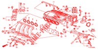 VERGASERISOLIERUNG/ ANSAUGKRUEMMER  für Honda JAZZ 1.2 ELEGANCE LS 5 Türen 5 gang-Schaltgetriebe 2012