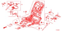 VORNE SITZKOMPONENTEN (D.) (2) für Honda JAZZ 1.2 ELEGANCE LS 5 Türen 5 gang-Schaltgetriebe 2012