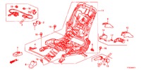 VORNE SITZKOMPONENTEN (G.) (2) für Honda JAZZ 1.2 ELEGANCE LS 5 Türen 5 gang-Schaltgetriebe 2012