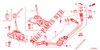 WAHLHEBEL(HMT)  für Honda JAZZ 1.2 ELEGANCE LS 5 Türen 5 gang-Schaltgetriebe 2012