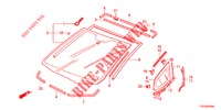 WINDSCHUTZSCHEIBE, VORNE/ HECKFENSTER  für Honda JAZZ 1.2 ELEGANCE LS 5 Türen 5 gang-Schaltgetriebe 2012