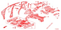 BODEN/INNENBLECHE  für Honda JAZZ 1.2 LSI 5 Türen 5 gang-Schaltgetriebe 2012