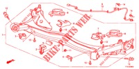 HINTERRADACHSE  für Honda JAZZ 1.2 LSI 5 Türen 5 gang-Schaltgetriebe 2012