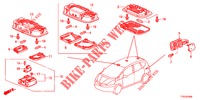 INNENLEUCHTE  für Honda JAZZ 1.2 LSI 5 Türen 5 gang-Schaltgetriebe 2012