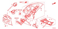 INSTRUMENT, ZIERSTUECK (COTE DE CONDUCTEUR) (LH) für Honda JAZZ 1.2 LSI 5 Türen 5 gang-Schaltgetriebe 2012