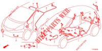 KABELBAUM (1) (LH) für Honda JAZZ 1.2 LSI 5 Türen 5 gang-Schaltgetriebe 2012
