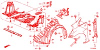 KOTFLUEGEL, VORNE  für Honda JAZZ 1.2 LSI 5 Türen 5 gang-Schaltgetriebe 2012