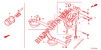 OELPUMPE/OELSIEB  für Honda JAZZ 1.2 LSI 5 Türen 5 gang-Schaltgetriebe 2012