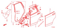 TUERTAFEL, HINTEN(4D)  für Honda JAZZ 1.2 LSI 5 Türen 5 gang-Schaltgetriebe 2012