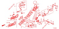 VORDERSITZ/SITZGURTE (D.) für Honda JAZZ 1.2 LSI 5 Türen 5 gang-Schaltgetriebe 2012