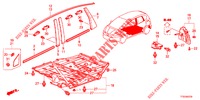 ZIERLEISTE/SCHUTZ  für Honda JAZZ 1.2 LSI 5 Türen 5 gang-Schaltgetriebe 2012