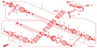 ANTRIEBSWELLE, VORNE/ HALBWELLE (1) für Honda JAZZ 1.2 S 5 Türen 5 gang-Schaltgetriebe 2012