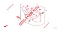 HECKKLAPPENVERKLEIDUNG/ TAFELVERKLEIDUNG, HINTEN(2D)  für Honda JAZZ 1.2 S 5 Türen 5 gang-Schaltgetriebe 2012