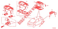 INNENLEUCHTE  für Honda JAZZ 1.2 S 5 Türen 5 gang-Schaltgetriebe 2012