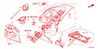 INSTRUMENT, ZIERSTUECK (COTE DE CONDUCTEUR) (LH) für Honda JAZZ 1.2 S 5 Türen 5 gang-Schaltgetriebe 2012